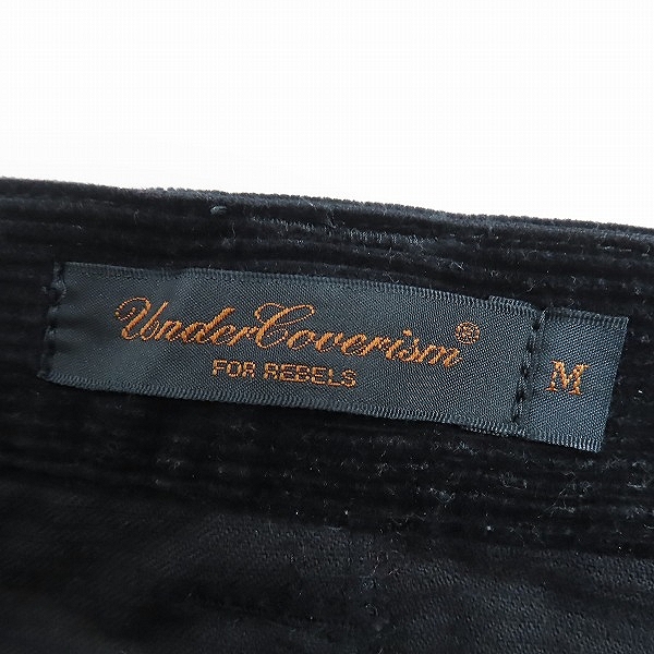 実際に弊社で買取させて頂いたUNDERCOVER/アンダーカバー アーカイブ 02AW 魔女期  コーデュロイ 切り替えブッシュパンツ/M225/Mの画像 2枚目
