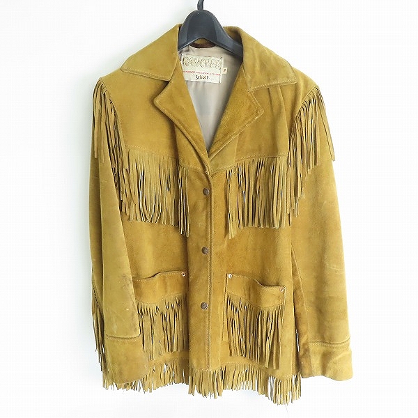 実際に弊社で買取させて頂いたRANCHER by Schott/ランチャーバイショット スエード フリンジ ウエスタンジャケット 16