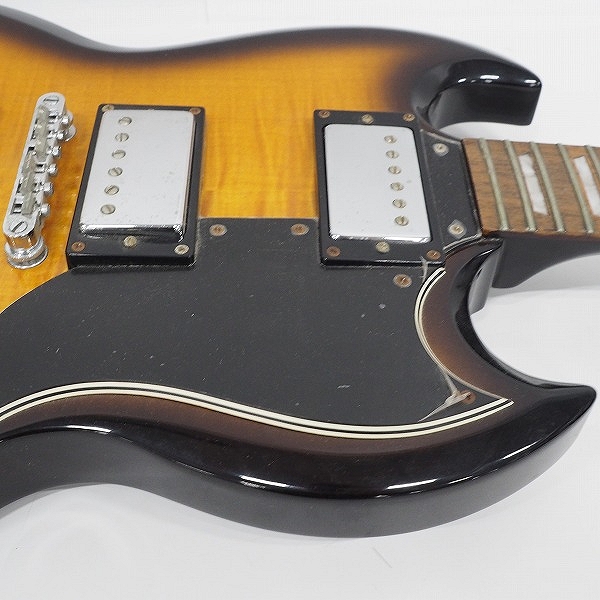 実際に弊社で買取させて頂いた★【弦無し】Epiphone/エピフォン G-400 DELUXE SG エレキギターの画像 4枚目