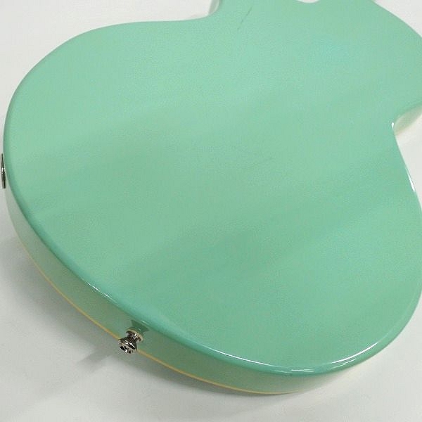 実際に弊社で買取させて頂いた★Duesenberg/デューセンバーグ DJP-SG Surf Green セミホロータイプ エレキギター ギグケース付の画像 6枚目