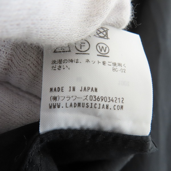 実際に弊社で買取させて頂いたLAD MUSICIAN/ラッドミュージシャン 18AW STANDARD SHIRT スタンダード長袖シャツ/2118-101/42の画像 4枚目
