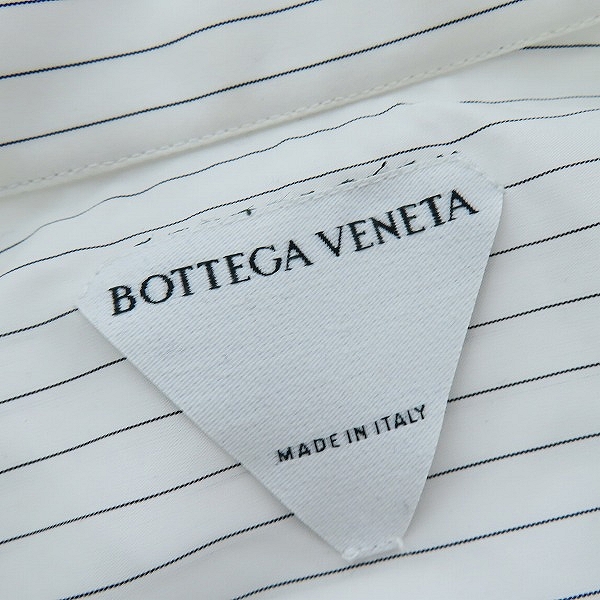 実際に弊社で買取させて頂いたBOTTEGA VENETA/ボッテガヴェネタ  レギュラーストライプシャツ 651007 V0GY0/37の画像 2枚目
