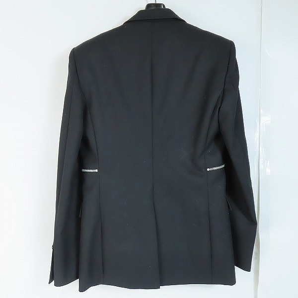 実際に弊社で買取させて頂いたJOHN LAWRENCE SULLIVAN/ジョンローレンスサリバン Wool single zip jacket ウール シングル ジップ ジャケット 1A010-0122-11/44の画像 1枚目