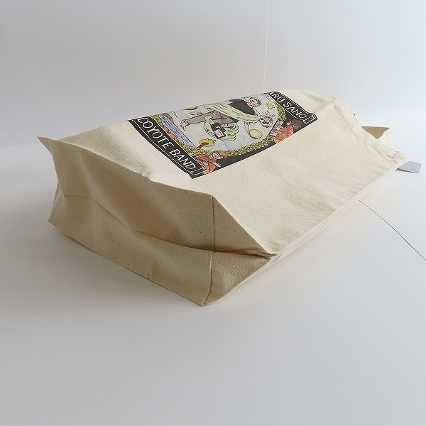 実際に弊社で買取させて頂いた【未使用】佐野元春×BEAMS/ビームス 40TH THE COYOTE BANデザイン トートバッグの画像 2枚目