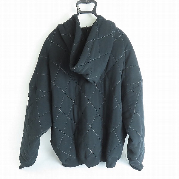 実際に弊社で買取させて頂いたCOOTIE PRODUCTIONS/クーティ プロダクションズ ジップパーカー/パーカー キルティング 中綿 ブラック/Lの画像 1枚目