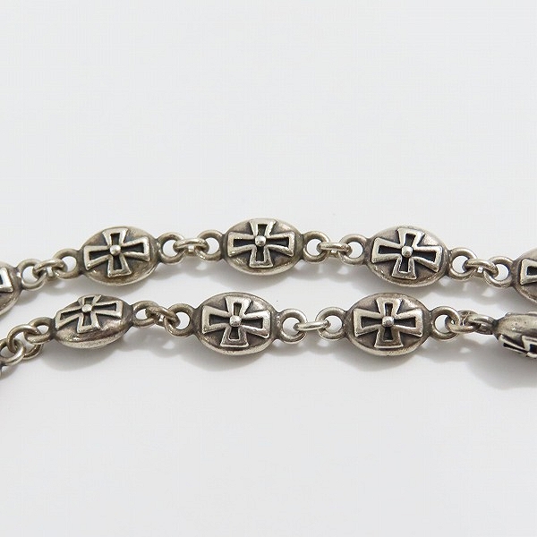 実際に弊社で買取させて頂いたJustin Davis/ジャスティンデイビス ヘビークロスチェーン ネックレス SNJ121 50cmの画像 2枚目