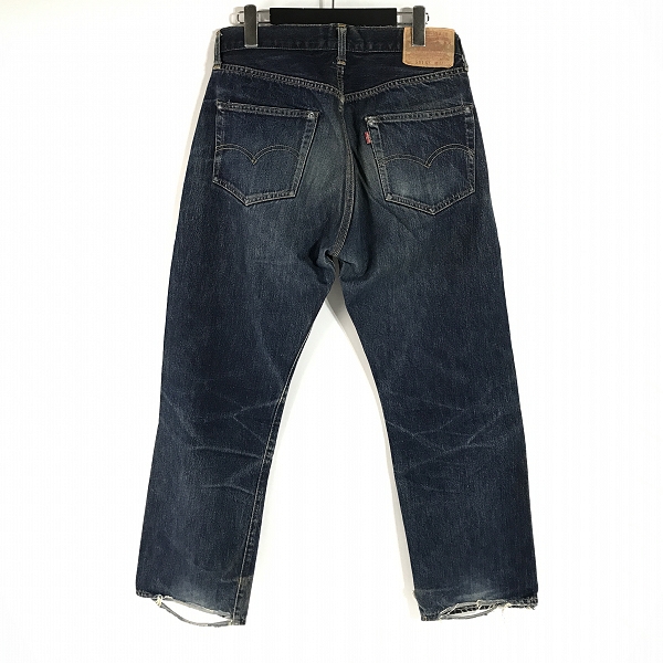 実際に弊社で買取させて頂いたLEVIS/リーバイス 501XX 米国製 555刻印/バレンシア工場 ビッグE デニムパンツ/ジーンズ 501-0004/W33の画像 1枚目