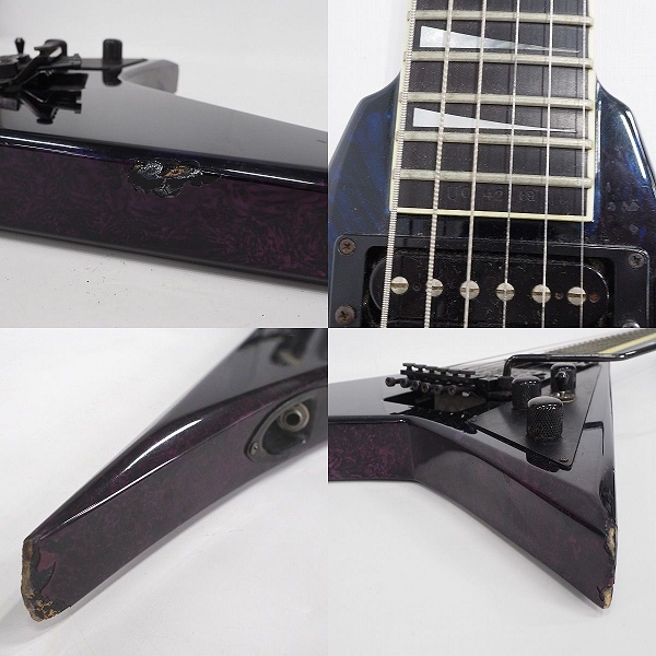 実際に弊社で買取させて頂いた★Jackson USA/ジャクソン Randy V タイプ/ランディV エレキギター ダンカン製PU・フロイドローズ搭載 ハードケース付の画像 6枚目