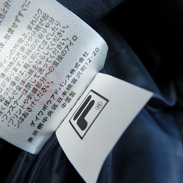 実際に弊社で買取させて頂いたFILA/フィラ 中綿ジャケット FH7768/Lの画像 4枚目