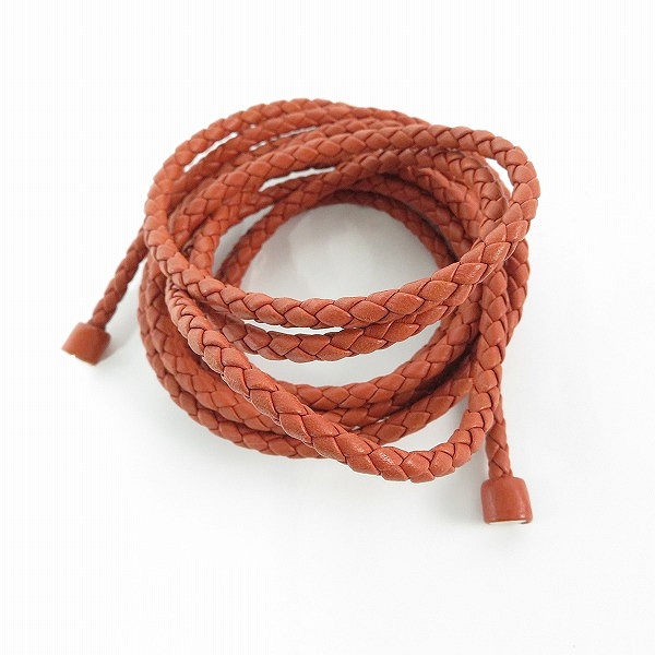 実際に弊社で買取させて頂いたBottega Veneta/ボッテガヴェネタ イントレチャート レザー 紐ベルト