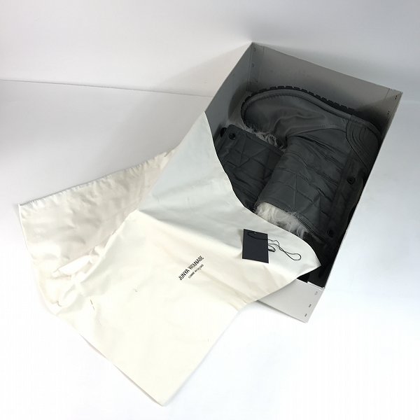 実際に弊社で買取させて頂いたJUNYA WATANABE COMME des GARCONS/ジュンヤワタナベコムデギャルソン ファー付き スノーブーツ /Sの画像 9枚目