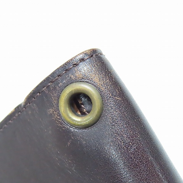 実際に弊社で買取させて頂いたWACKO MARIA×PORTER/ワコマリア×ポーター 2つ折り レザーウォレット の画像 6枚目