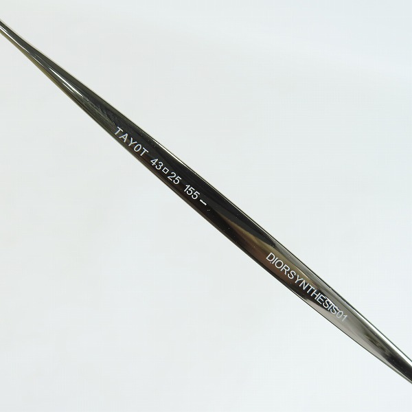 実際に弊社で買取させて頂いたDior Homme/ディオールオム ミラーレンズ サングラス/アイウェア TAY0Tの画像 7枚目