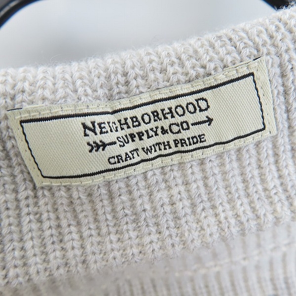 実際に弊社で買取させて頂いたNEIGHBORHOOD/ネイバーフッド ジップアップ ニット /142KNNH-CSM02/XLの画像 7枚目