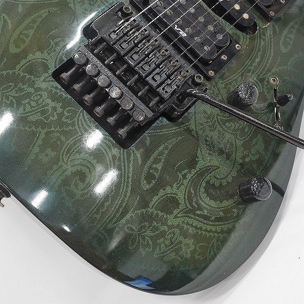 実際に弊社で買取させて頂いた★Ibanez/アイバニーズ RG-PCT-2 エレキギター ペイズリー柄 日本製 ソフトケース付の画像 6枚目