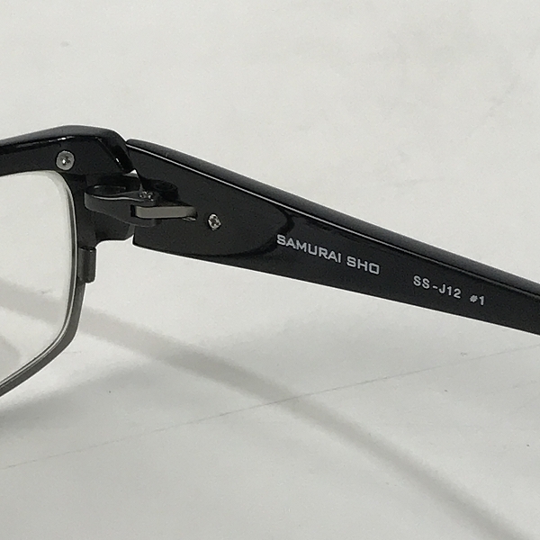 実際に弊社で買取させて頂いたSAMURAI SHO/サムライ翔 眼鏡/メガネフレーム/アイウェア SS-J12 #1の画像 5枚目