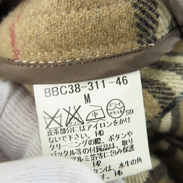 実際に弊社で買取させて頂いたBurberry/バーバリー ウール/カシミヤ混 ダッフルコート/Mの画像 3枚目
