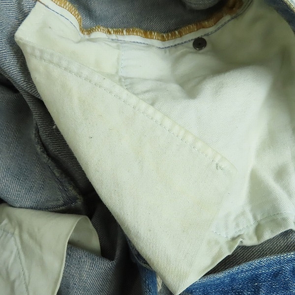 実際に弊社で買取させて頂いたSAINT LAURENT PARIS/サンローランパリ 15SS ニークラッシュデニムパンツ 399086/30の画像 7枚目