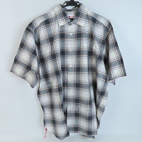 実際に弊社で買取させて頂いたBEAMS JAPAN/ビームスジャパン チェック柄 半袖ボタンシャツ/M
