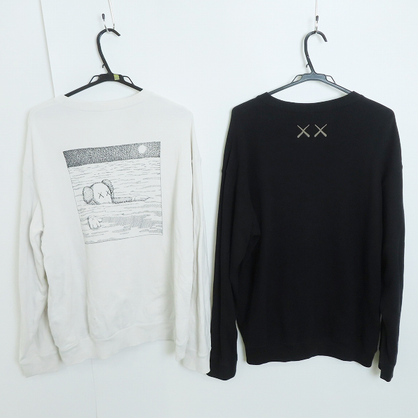 実際に弊社で買取させて頂いたUNIQLO×KAWS/ユニクロ×カウズ スウェットシャツ/トレーナー 2点セットの画像 1枚目