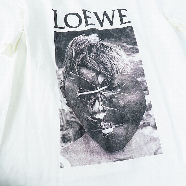 実際に弊社で買取させて頂いた【JPタグ】LOEWE/ロエベ 20SS KEN HEYMAN/キーヘイマン アナグラムロゴ刺繍 半袖Tシャツ H6109980PC/Sの画像 7枚目