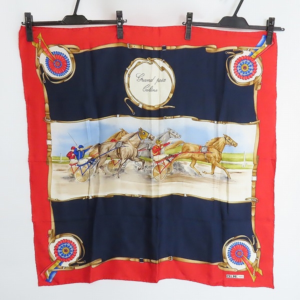 実際に弊社で買取させて頂いたCELINE/セリーヌ スカーフ GRAND PRIX 