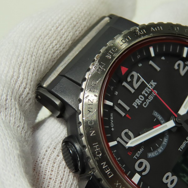 実際に弊社で買取させて頂いたCASIO/カシオ PROTREK/プロトレック 電波ソーラー PRW-50YT-1JFの画像 6枚目