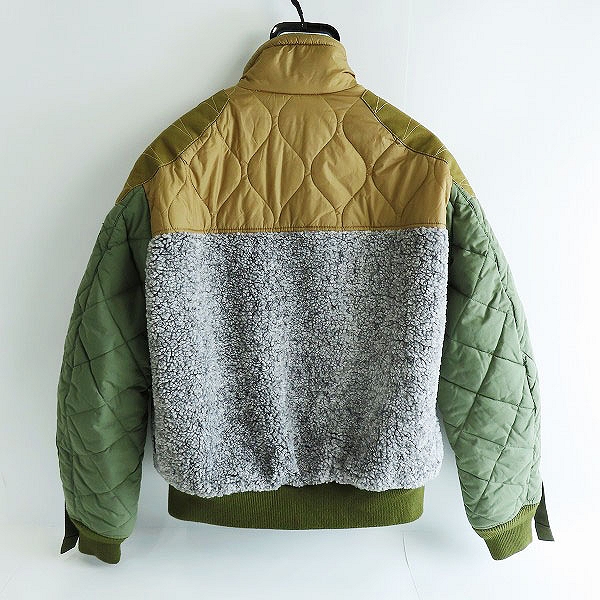 実際に弊社で買取させて頂いたDIESEL/ディーゼル W-POW-TEDDY JACKET/マルチカラー 中綿 ブルゾン/ジャケット A03031/Lの画像 1枚目