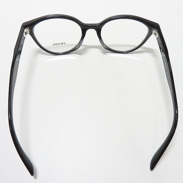 実際に弊社で買取させて頂いた(1)PRADA JOURNAL/プラダ ジャーナル メガネフレーム アイウェア VPR07T-F ブラックの画像 3枚目