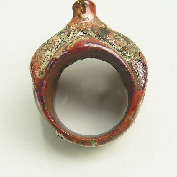 実際に弊社で買取させて頂いた【ギャラ付き】STARLINGEAR/スターリンギア パンチャーカラス天狗リング 19.5-20.5号の画像 5枚目