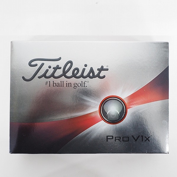 実際に弊社で買取させて頂いた【未使用】Titleist/タイトリスト PRO V1x ゴルフボール ホワイト 1ダースの画像 2枚目
