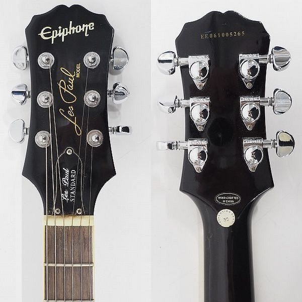 実際に弊社で買取させて頂いた★Epiphone/エピフォン Les Paul Standard/レスポールスタンダード  エレキギター ソフトケース付の画像 2枚目