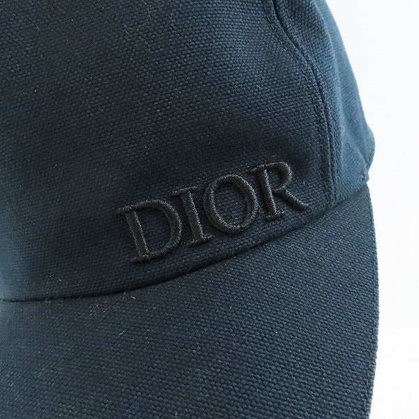 実際に弊社で買取させて頂いた【JPタグ】Dior Homme/ディオールオム ロゴエンブロイダリーベースボールキャップ 933C902D4511/Lの画像 4枚目