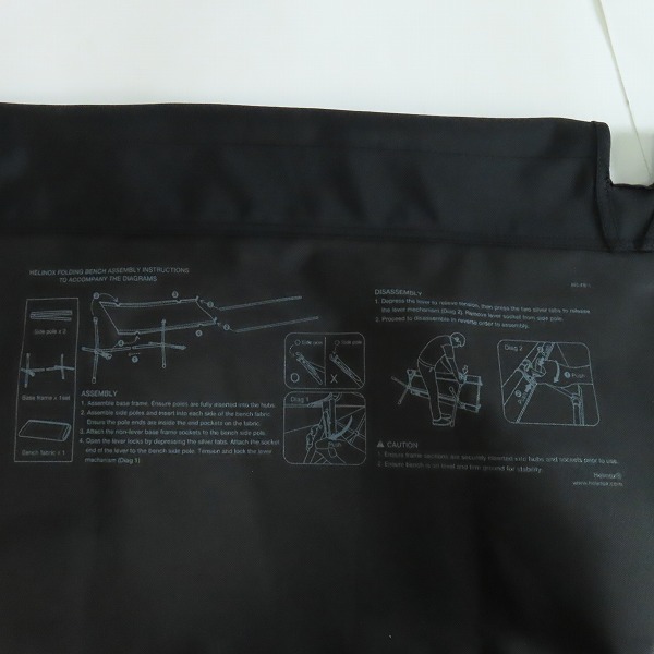 実際に弊社で買取させて頂いたF.C.Real Bristol×Helinox/エフシーレアルブリストル EMBLEM FOLDING BENCH フォールディングベンチ FCRB-000003の画像 6枚目