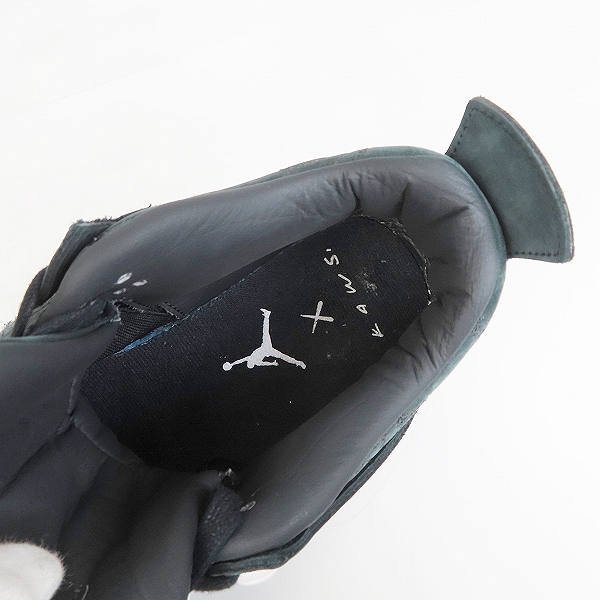 実際に弊社で買取させて頂いたNIKE/ナイキ×KAWAS/カウズ AIR JORDAN4/エアジョーダン4 ブラック 930155-001/29の画像 4枚目