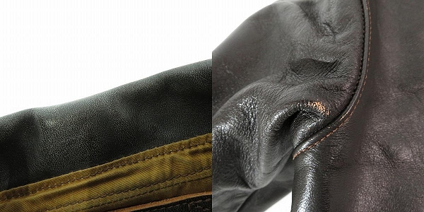 実際に弊社で買取させて頂いたTHE REAL McCOY'S/ザ・リアルマッコイズ A-2 フライトジャケット 41-6330P/42の画像 9枚目