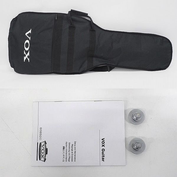 実際に弊社で買取させて頂いた★VOX/ヴォックス SDC-22 WH ダブルカッタウェイ  エレキギター ソフトケース付の画像 9枚目