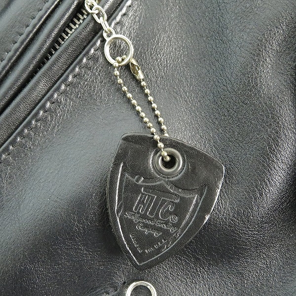 実際に弊社で買取させて頂いたSCHOTT×HTC/ショット×エイチティーシー 牛革 ワンスター スタッズ ライダースジャケット 613US 7007/38の画像 6枚目