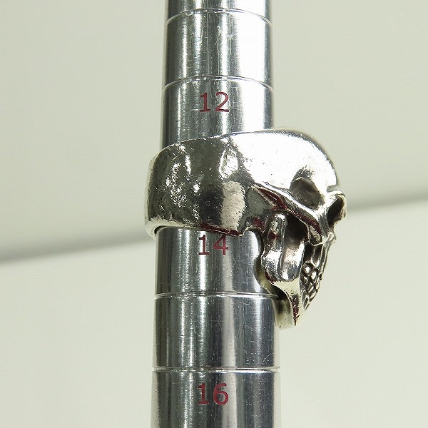 実際に弊社で買取させて頂いたLoud Style Design/LSD/ラウドスタイルデザイン ワンメイク Speed Specter スピードスペクター スカルリング 13.5号の画像 7枚目