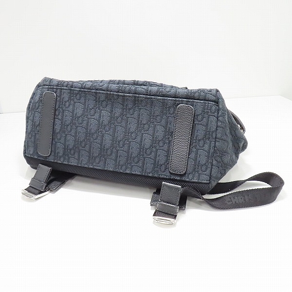 実際に弊社で買取させて頂いたDIOR/ディオール Rider オブリーク ジャカード バックパック/リュックサック 1VOBA088YKY_H00Nの画像 2枚目