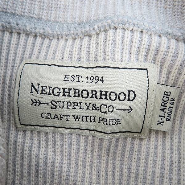 実際に弊社で買取させて頂いたNEIGHBORHOOD/ネイバーフッド ジップアップ ニット /142KNNH-CSM02/XLの画像 2枚目