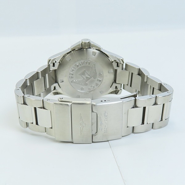 実際に弊社で買取させて頂いたLONGINES/ロンジン ハイドロ コンクエスト クォーツ 腕時計 L36404【動作未確認】の画像 2枚目