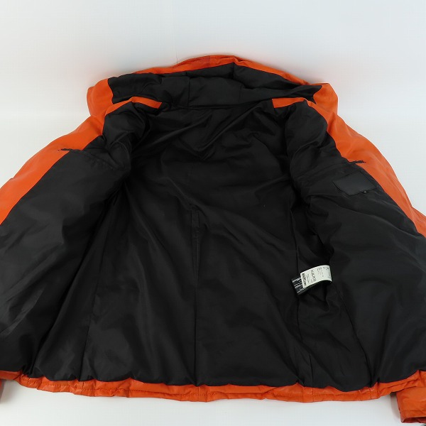 実際に弊社で買取させて頂いたBACKLASH/バックラッシュ カンガルー レザー キルティング ダウン ジャケット R1363-02/XLの画像 4枚目