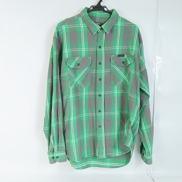 実際に弊社で買取させて頂いたHYSTERIC GLAMOUR/ヒステリックグラマー アラスカチェックワークシャツ 02221AH01 XL