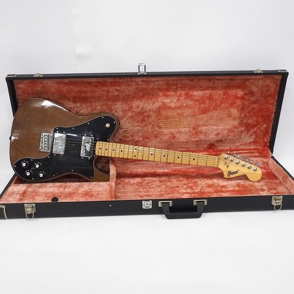 実際に弊社で買取させて頂いた★【難有り】Greco/グレコ テレキャスターデラックスType グネコロゴ エレキギター ハードケース付