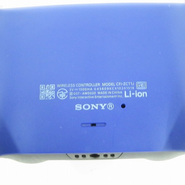 実際に弊社で買取させて頂いたSONY/ソニー Playstation5/PS5/プレイステーション5 DualSense ワイヤレスコントローラー コバルト ブルー CFI-ZCT1J09の画像 3枚目