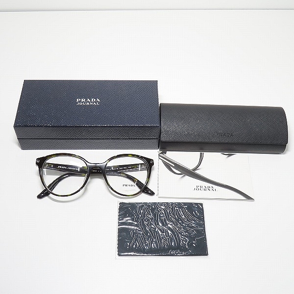実際に弊社で買取させて頂いたPRADA JOURNAL/プラダ ジャーナル メガネフレーム アイウェア VPR07T-Fの画像 8枚目