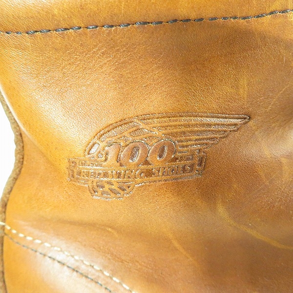 実際に弊社で買取させて頂いたRED WING/レッドウィング 100TH/100周年記念モデル 1905 アイリッシュセッターブーツ/8Dの画像 9枚目
