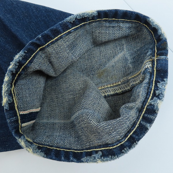 実際に弊社で買取させて頂いたLEVI'S/リーバイス 1947モデル  復刻 501XX 赤耳 デニムパンツ 47501-0047 /W34 L34の画像 6枚目