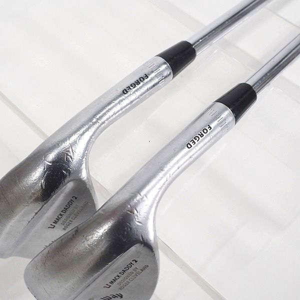 実際に弊社で買取させて頂いたCallaway/キャロウェイ MACK DADDY 2 FORGED/フォージド ウェッジ 52°/8S・58°/10S 2本セット N.S.PROの画像 2枚目